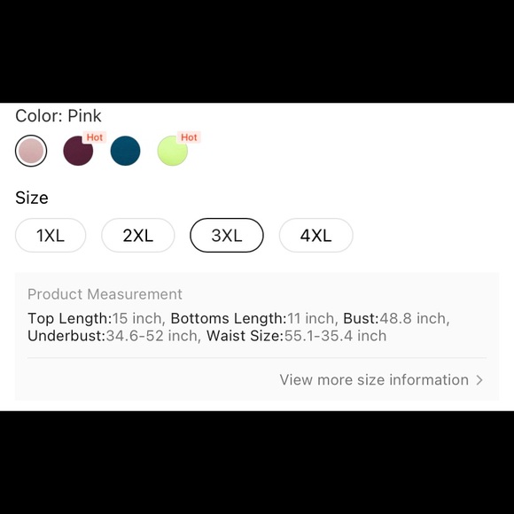 Blush Pink Criss Cross Lingerie Set - Picture 4 of 5